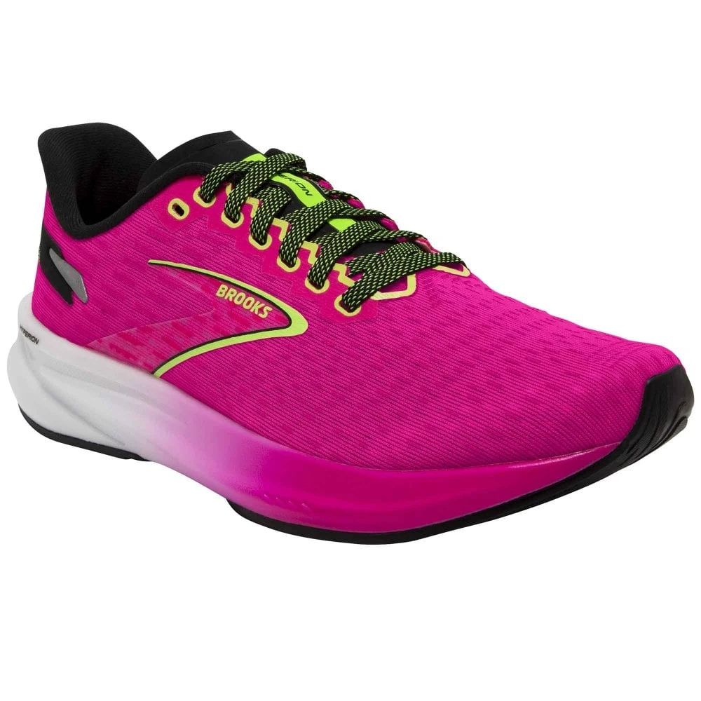 Hyperion Womens Running Shoes Pink Glo/Green/Black