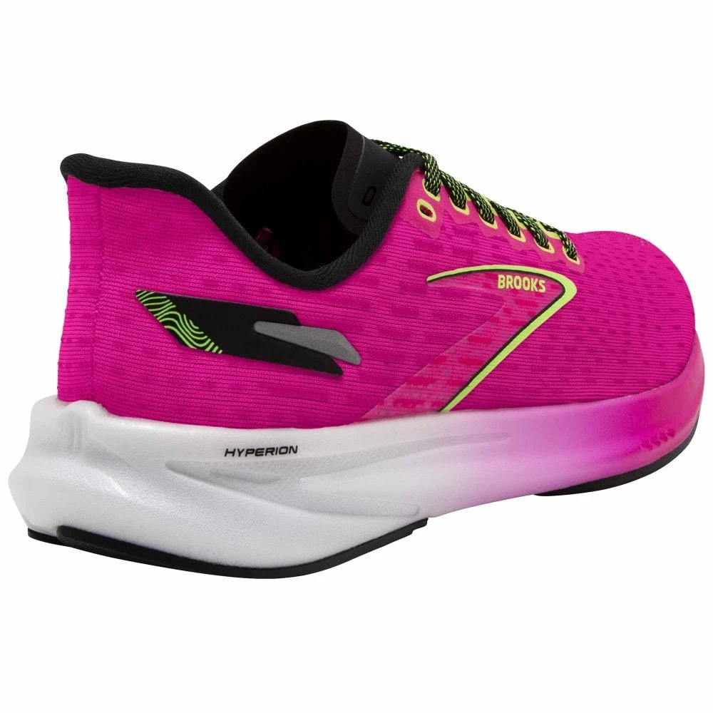 Hyperion Womens Running Shoes Pink Glo/Green/Black