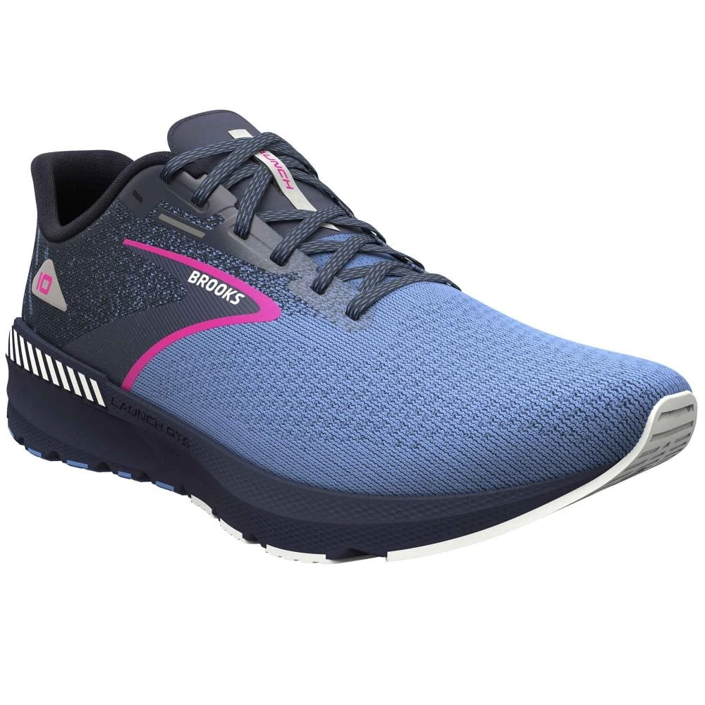 Launch GTS 10 Womens Running Shoes Peacoat/Marina Blue/Pink Glo