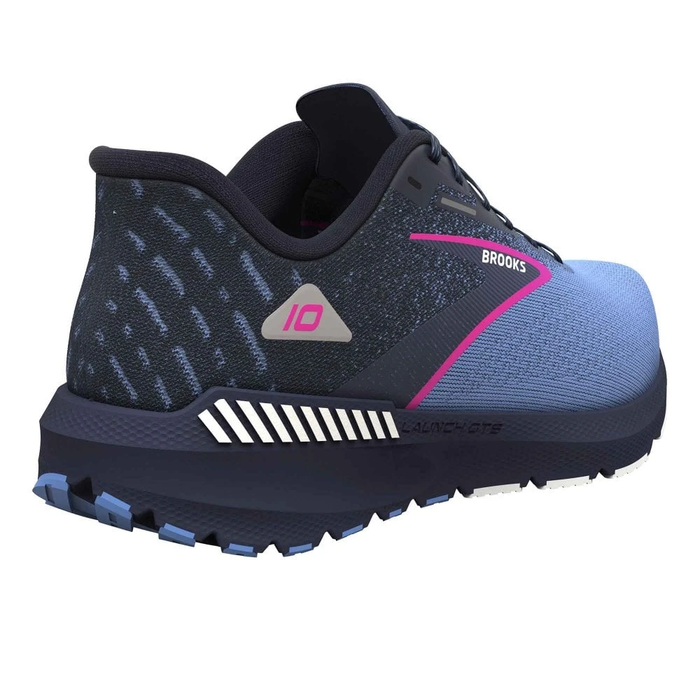 Launch GTS 10 Womens Running Shoes Peacoat/Marina Blue/Pink Glo