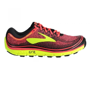 PureGrit 6 Womens B (STANDARD WIDTH) Trail Running Shoes Diva Pink/Nightlife/Black